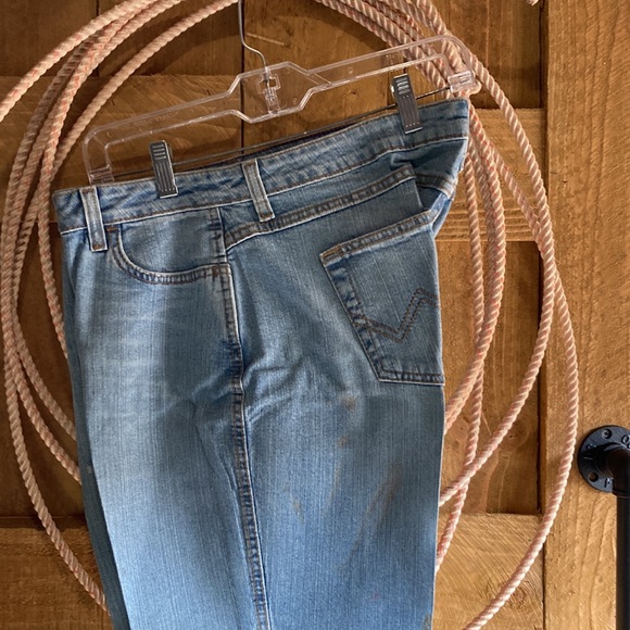 Wrangler Mid Rise Womens Jeans 11/12 x 34 - Picture 4 of 6